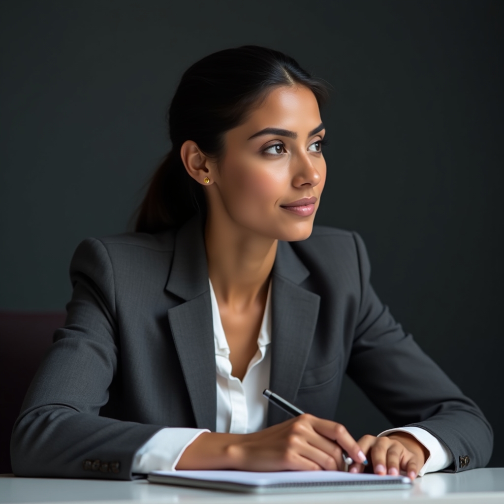 Financial education professional working with a client